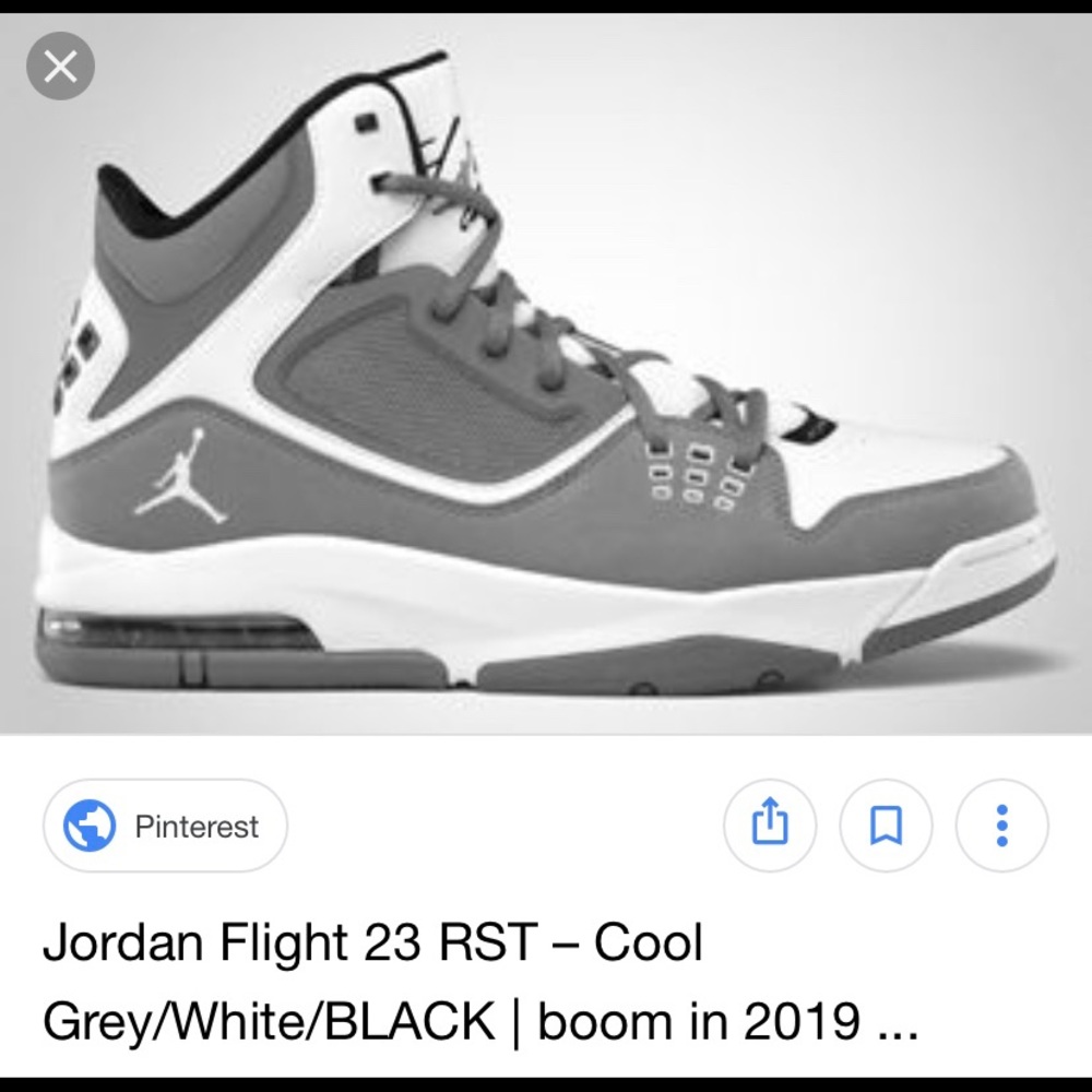 Jordan Flight 23 RST Sz 7Y Black/Gray/White